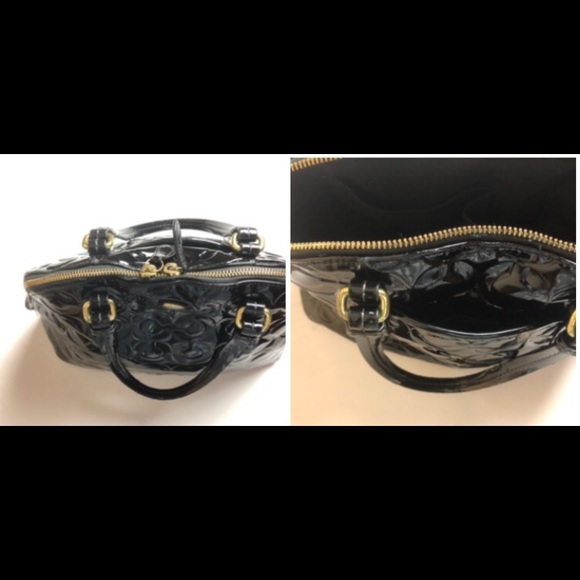 *SOLD*Coach Peyton Embossed Patent Crossbody Bag - Picture 6 of 16